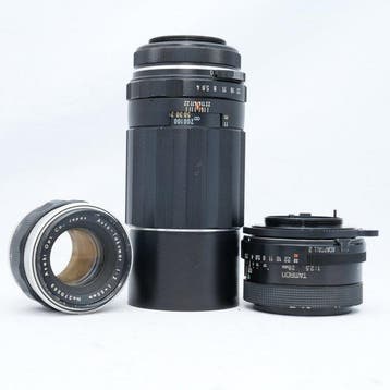 Pentax Super-Takumar 200mm f/4 + Auto-Takumar 55mm f/2 +, Nieuw