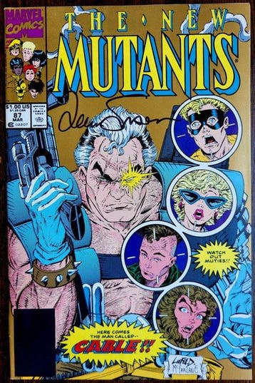 New Mutants #87 Big keys issue ! - Signed by Louise Simonson, Nieuw