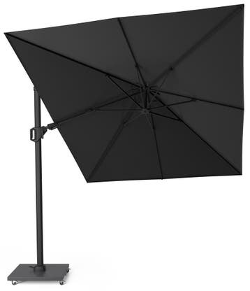 Challenger T2 premium zweefparasol 350x260 cm matt black, Ophalen of Verzenden, Nieuw
