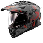LS2 MX702 Pioneer II Crazy Zwart Rood Adventure Helm, XXL, Nieuw met kaartje, Overige merken, Heren