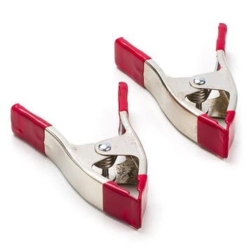 Veerklem | Toolland | 5 cm | 2 stuks (Metaal), Verzenden, Nieuw