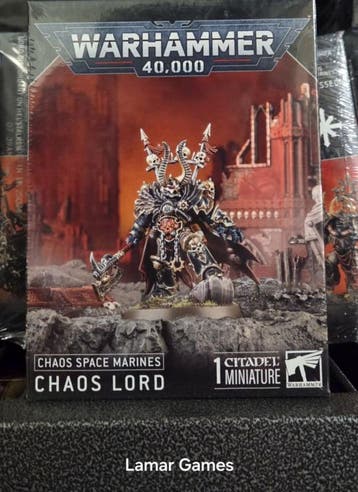 Chaos Space Marines Chaos Lord (Warhammer nieuw), Ophalen of Verzenden, Nieuw