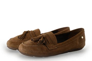 Manfield Loafers in maat 38 Bruin, Bruin, Verzenden, Overige typen, Zo goed als nieuw