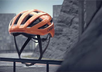 Fietshelm ABUS POWERDOME goldfish orange M - 54-58 cm -, Fietsen en Brommers, Ophalen of Verzenden, Zo goed als nieuw, Abus