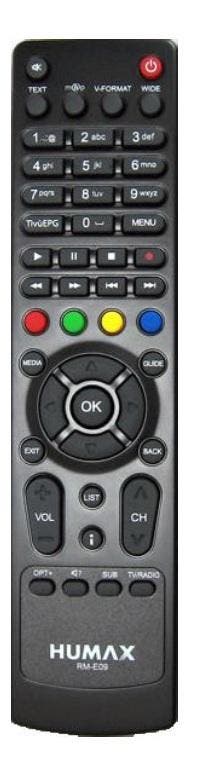 Afstandsbediening Humax rm-e09, Audio, Tv en Foto, Afstandsbedieningen, Ophalen of Verzenden, Nieuw, Origineel