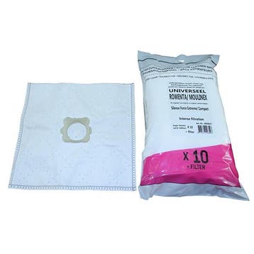 Rowenta microvezel stofzuigerzakken 10, 123schoon huismerk, Verzenden, Nieuw