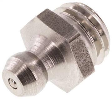 Rechte Smeernippel RVS M10x1.5 DIN 71412 [2 Stuks], Verzenden, Nieuw