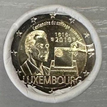 Luxemburg. 2 Euro 2019 Suffrage Universel (25 pieces) in