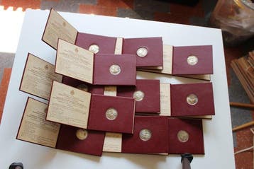 San Marino. 500 Lire 1976 (11 monete) (Zonder minimumprijs), Postzegels en Munten, Munten | Europa | Niet-Euromunten