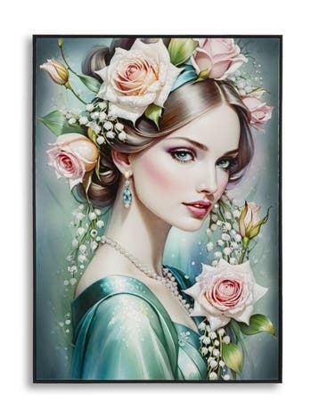 FANTASIE GELAKT CANVAS MET FRAME -A- CM 72X4X102, Ophalen of Verzenden, Nieuw