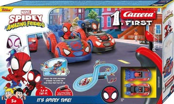 Spidey & Spin Racebaanset | Tweedekansje | OP=OP, Racebaan, Carrera, Ophalen of Verzenden, Zo goed als nieuw