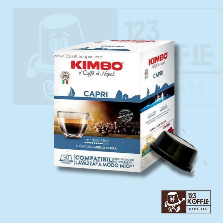 Kimbo Capri capsules Nespresso 50 stuks – Aromatische, Witgoed en Apparatuur, Koffiemachine-accessoires, Verzenden