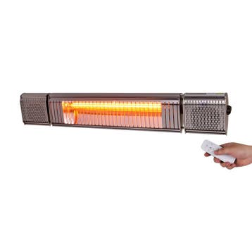 MaxxGarden Hangende terrasverwarmer - Bluetooth met speak..., Tuin en Terras, Terrasverwarmers, Verzenden, Nieuw