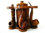 Monn - Butz-Choquin Picnic - Real Briar - Houtgesneden, Nieuw