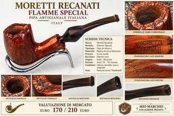 NORETTI RECANATI FLAMME SPECIAL - Zonder minimumprijs - Pijp, Verzamelen, Nieuw