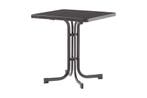 Sieger Boulevard klaptafel 70x70 cm antraciet, Tuin en Terras, Tuintafels, Verzenden, Nieuw, Rond, Overige materialen