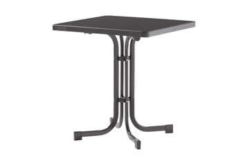 Sieger Boulevard klaptafel 70x70 cm antraciet, Verzenden, Nieuw, Rond, Overige materialen