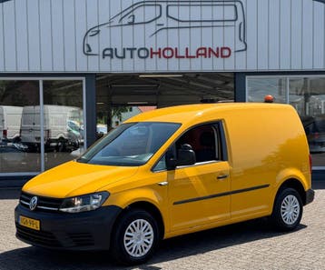 Volkswagen Caddy 2.0 TDI 55KW 75PK EURO 6 AIRCO/ CRUISE CONT, Gebruikt, Volkswagen, Geel, Dealer onderhouden