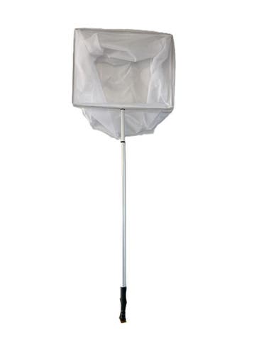 Extra fijn schepnet 25cm met telescoopsteel van 80 tot 125cm, Ophalen of Verzenden, Nieuw, Vijvernet