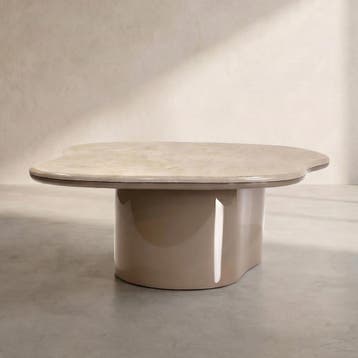 *WOONWINKEL* Salontafel Hoogglans Marmer Organisch, Huis en Inrichting, Tafels | Salontafels, Verzenden, Nieuw