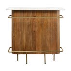 *WOONWINKEL* Kare Design Grace Barmeubel Mangohout Met Marme, Huis en Inrichting, Verzenden, Nieuw