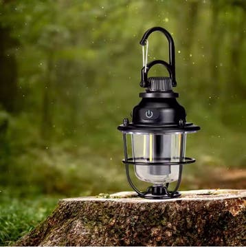 Dimbare LED Camping Lamp Retro Tentlamp USB-C Warm/Koud, Verzenden, Nieuw