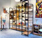 wandmeubel Niklas Rutger Andersson Ikea modulair 80s, Huis en Inrichting, Ophalen, Glas, 200 cm of meer, 75 cm of meer