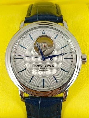 Raymond Weil - Maestro Open Heart - 2827-STC-65001. - Heren, Nieuw