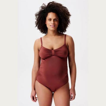 Noppies Zwangerschapsbadpak Positiebadpak Saint Tropez Sable, Kleding | Dames, Verzenden, Nieuw