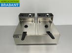 RVS Dubbele Friteuse Frituur 2 x 6 liter 230V Horeca, Ophalen of Verzenden, Nieuw in verpakking