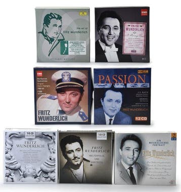 Fritz Wunderlich - 7x CD Box Sets with 54 Discs - Diverse, Nieuw in verpakking