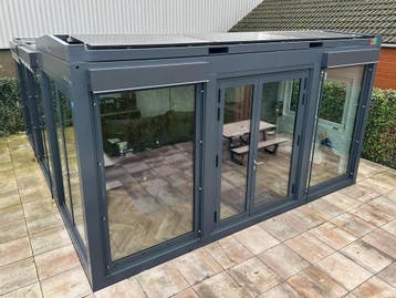 Plug en Play Duurzaam Tuinkantoor: Eenvoudige Installatie, Nieuw, Tuinhuis