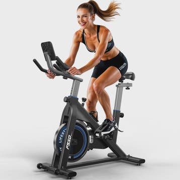 Fysiq Hometrainer Fiets met 300 Watt Weerstand & 4-Weg Verst, Sport en Fitness, Verzenden, Nieuw