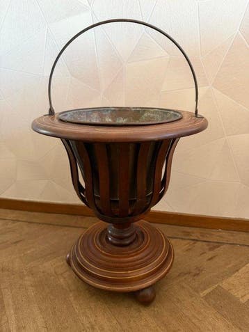 Draagbaar fornuis - Koper, Hout - thee-fornuis /