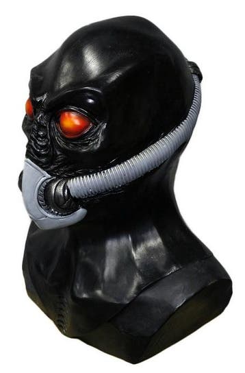 Alien masker The Invader (zwart), Verzenden, Nieuw