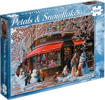 Snowflakes & Petals Puzzel (1000 stukjes) | Tuckers Fun, Hobby en Vrije tijd, Verzenden, Nieuw