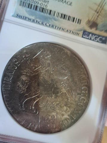 Nederland, Overijssel Zilveren Rijder (Ducaton) 1633, Postzegels en Munten, Munten | Nederland