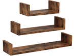 Veiling - iBella Living wandplanken set van 3 U vorm, Nieuw