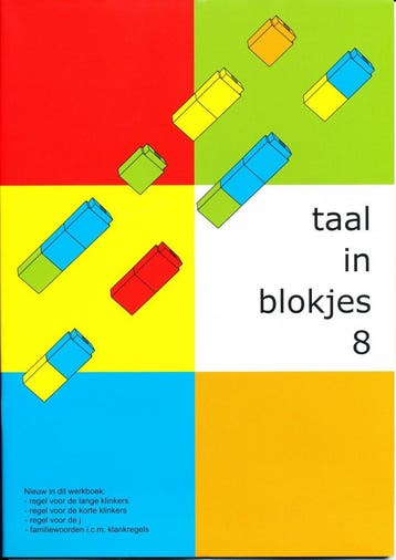 Taal in Blokjes werkschrift 8 zwart/witte versie (per stuk), Boeken, Schoolboeken, Verzenden, Nieuw