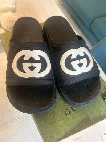 Gucci - Slippers - Maat: EU 43, Kleding | Heren, Nieuw