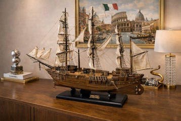 Maquette de l’Amerigo Vespucci – Modèle d’exception en bois, Nieuw