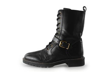 Omoda Veterboots in maat 38 Zwart, Kleding | Dames, Schoenen, Verzenden, Zwart, Omoda, Overige typen