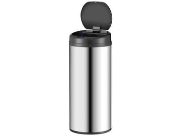 Veiling - Automatische Prullenbak  - 50 Liter - Zilver - Ron, Nieuw