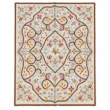 Castelo Branco - Bedsprei - 250 cm - 200 cm - Handborduren