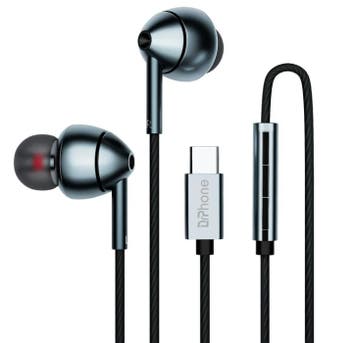 DrPhone Hi-ProSound - Metalen USB-C met DAC - Bedrade Hoofdt, Verzenden, Nieuw