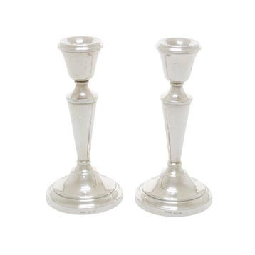 J M-A, Birmingham - Kaarsenhouder (2) - .925 zilver -