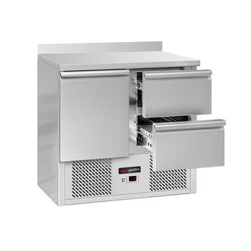 GGM Gastro | Koelwerkbank ECO - 900x700mm - 240 liter - met, Verzenden, Nieuw in verpakking, RVS Meubilair