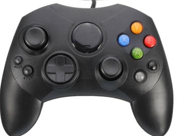 Xbox Classic S Controller Zwart (Third Party) (Nieuw), Spelcomputers en Games, Spelcomputers | Xbox Original, Ophalen of Verzenden