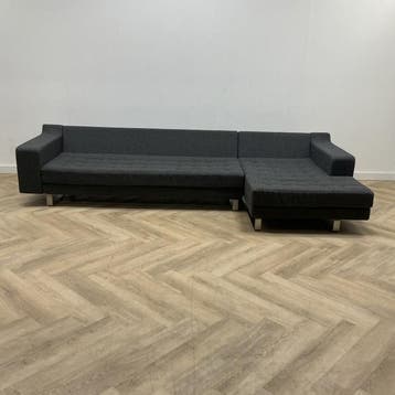 Naughtone Clyde hoekbank (bxd) 296x130 cm, grijs, Ophalen of Verzenden, Gebruikt