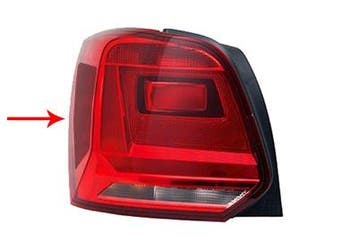 Achterlicht o.a: Volkswagen, Polo V (6R), Auto-onderdelen, Ophalen of Verzenden, Nieuw, Volkswagen